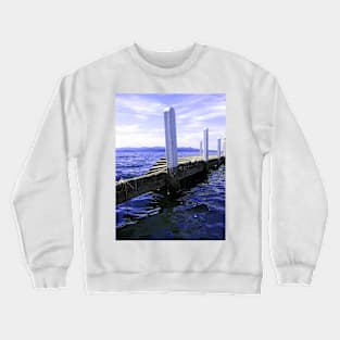 Pier Down at the beauty of Mallacoota Crewneck Sweatshirt